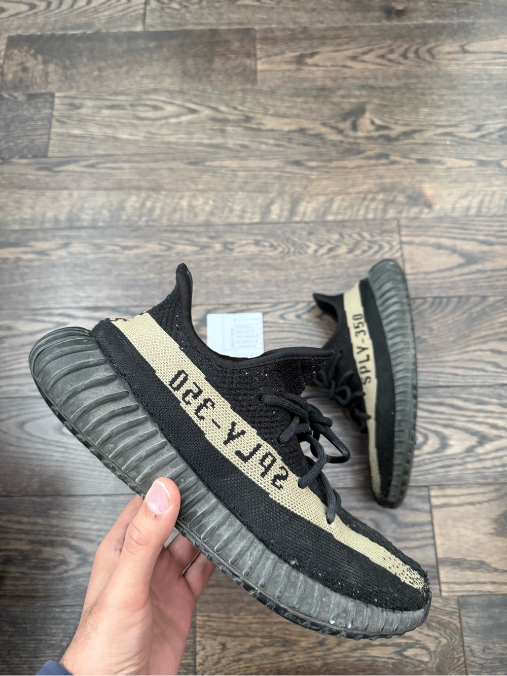 Men’s adidas Yeezy 350 olive shoes